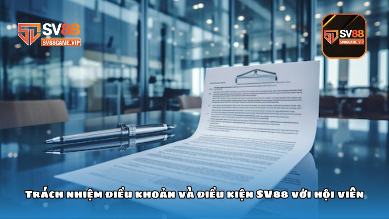 Điều khoản và điều kiện - Cập nhật quy tắc nhà cái với thành viên chi tiết 3 Trách nhiệm điều khoản và điều kiện SV88 với hội viên